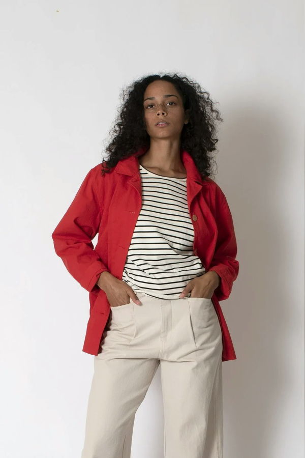 Conifer Shirt Jacket - Poppy