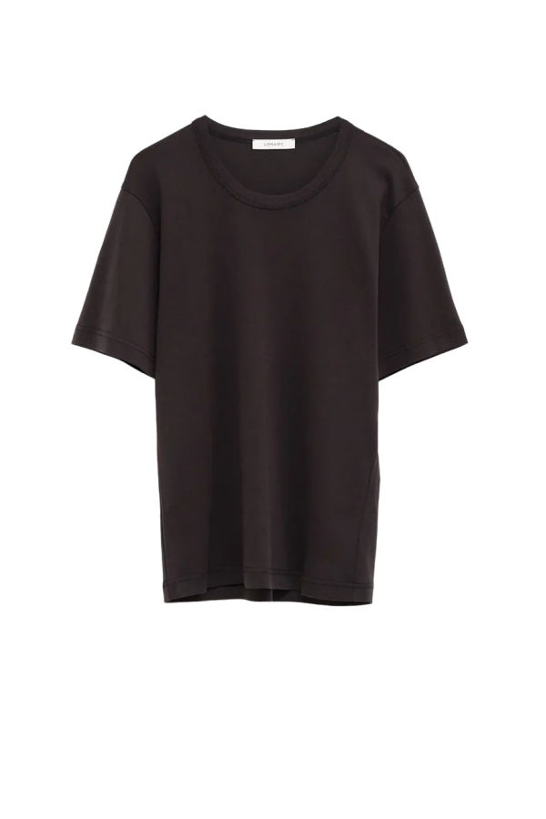 Lemaire Rib T-Shirt - Squid Ink