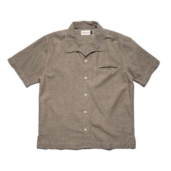 Freenote Cloth - Cayucos Short Sleeve - Dusty Brown Freenote Cloth - Cayucos Short Sleeve - Dusty Brown