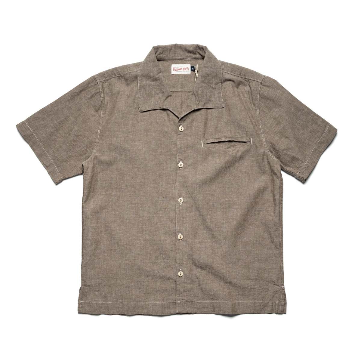 Freenote Cloth - Cayucos Short Sleeve - Dusty Brown - Image 1 of 6
