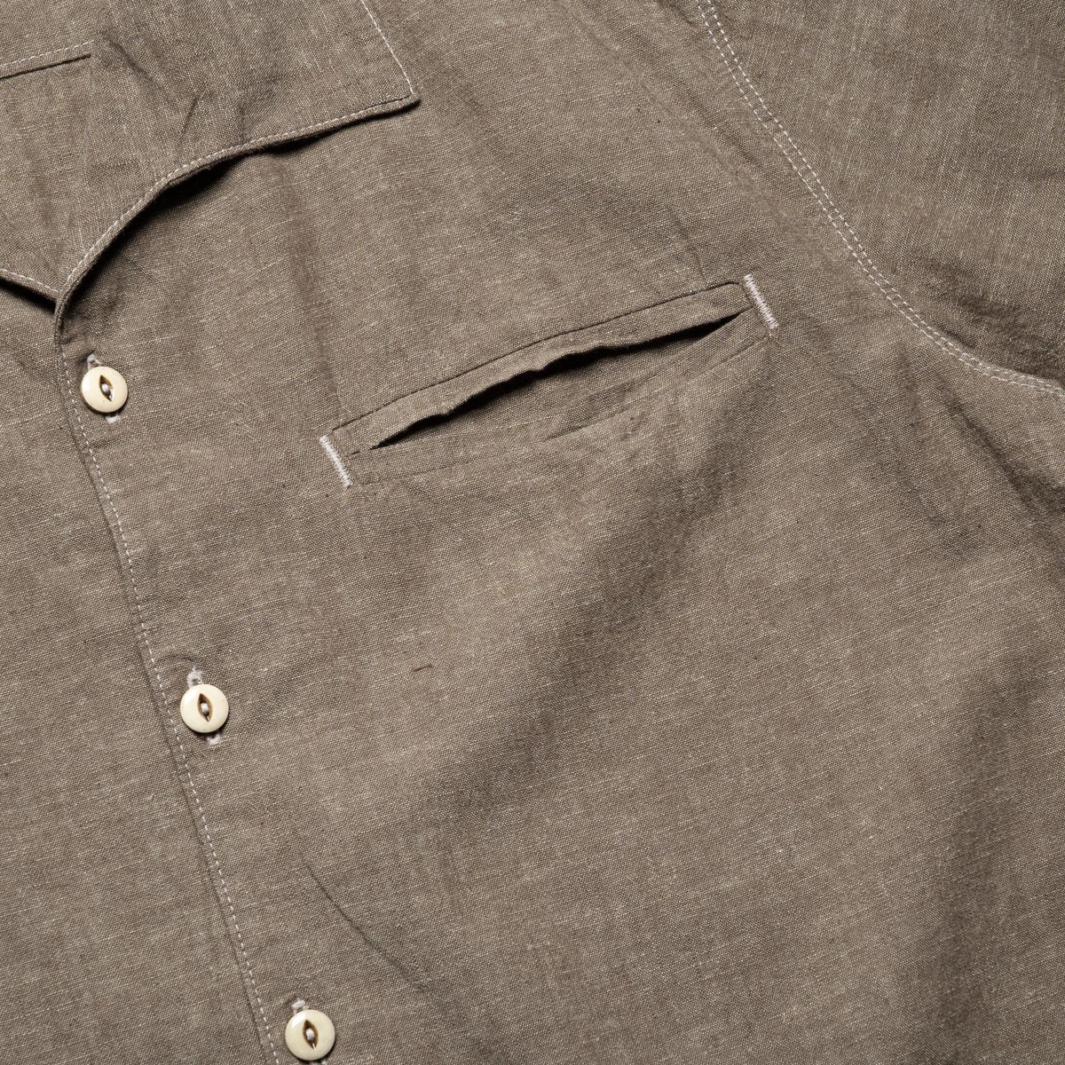 Freenote Cloth - Cayucos Short Sleeve - Dusty Brown - Image 4 of 6