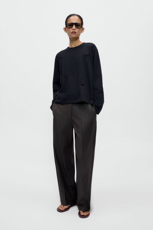 Cordera Embellished Long Sleeve Tee