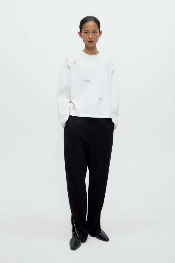 Cordera Embellished Long Sleeve Tee