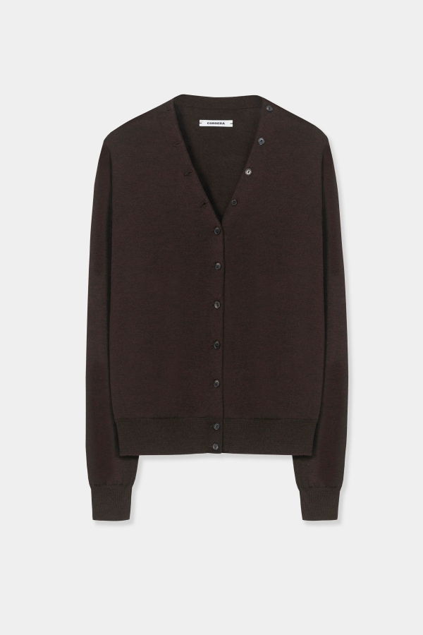 Cordera Merino Wool Button Cardigan