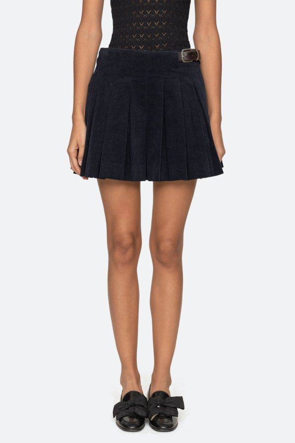 Sea NY Garrett Mini Skirt - Navy