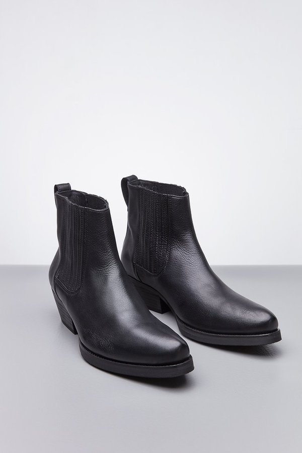 m*y様 OUR LEGACY CUBAN BOOT 41 Our Legacy Leather Cuban Boot - black | Garmentory