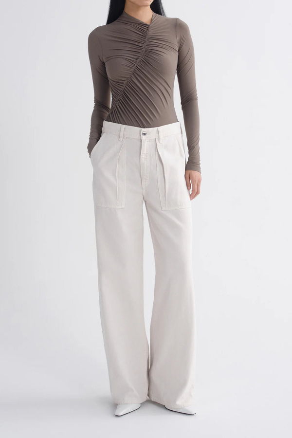 AGOLDE Low Curve Utility Pants - Bone
