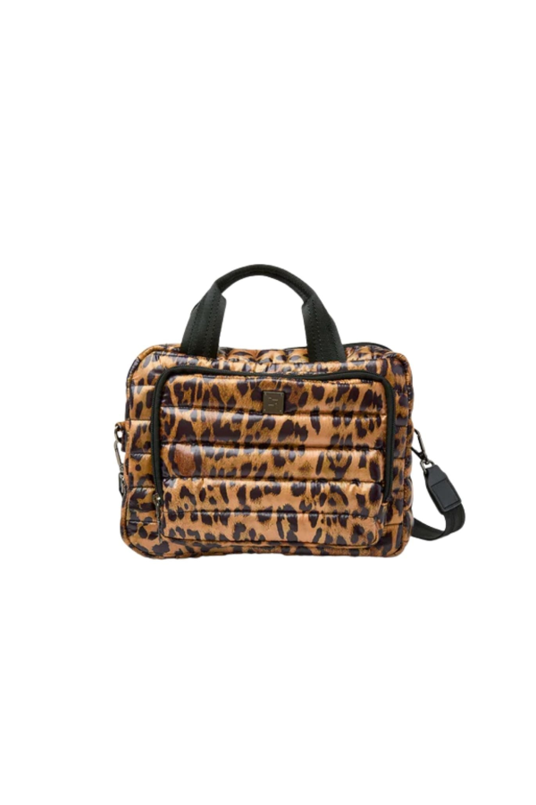 Think Royln Stowaway Toiletry Bag - Leopard