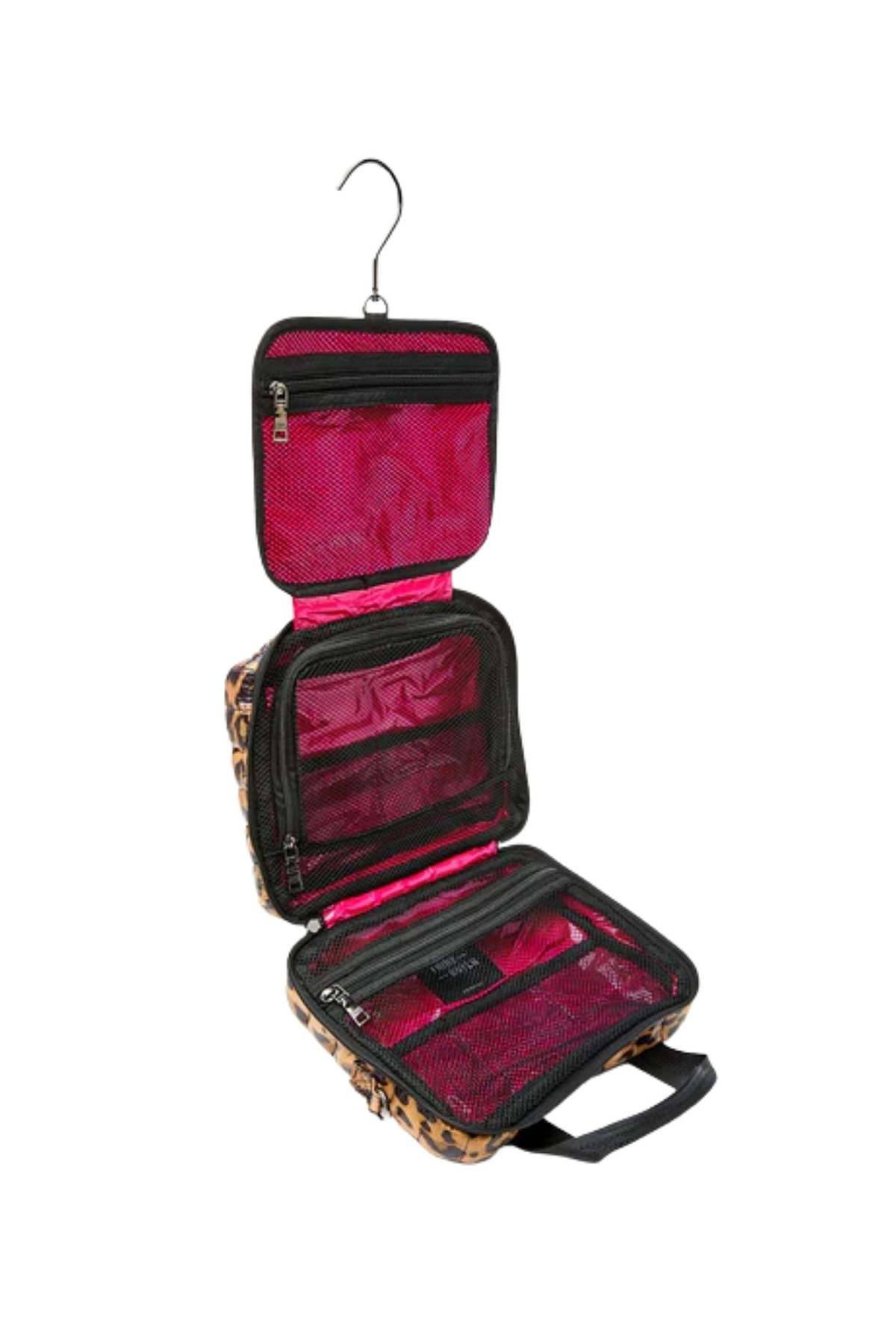 Think Royln Stowaway Toiletry Bag - Leopard - Image 4 of 5