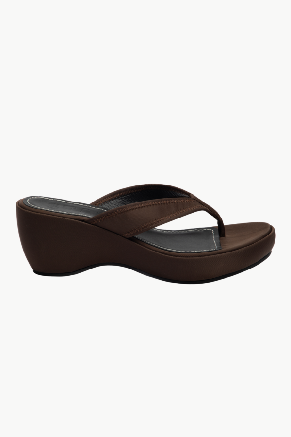 Staud Remy Thong Wedge Sandals - Espresso