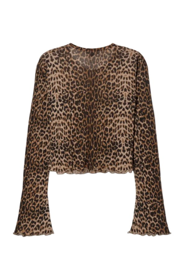 RE/DONE Isabelle Cardigan - Leopard