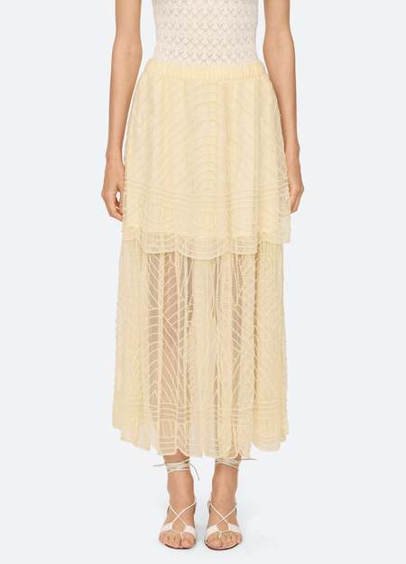 WALES BONNER SUNRISE WRAP SKIRT 新品未使用 Wales Bonner Sunrise Wrap Skirt - Orange | Garmentory