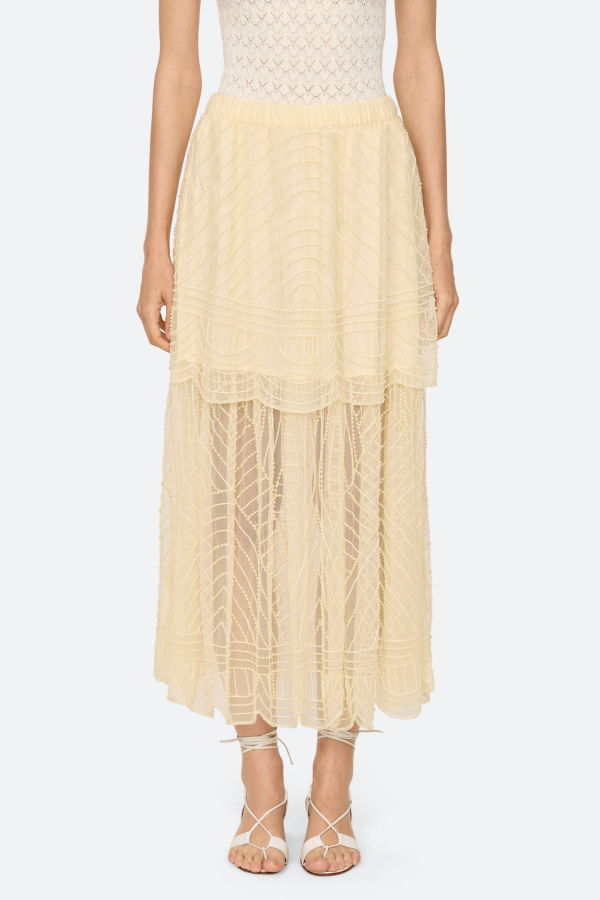 Sea NY Carlotta Skirt - Cream