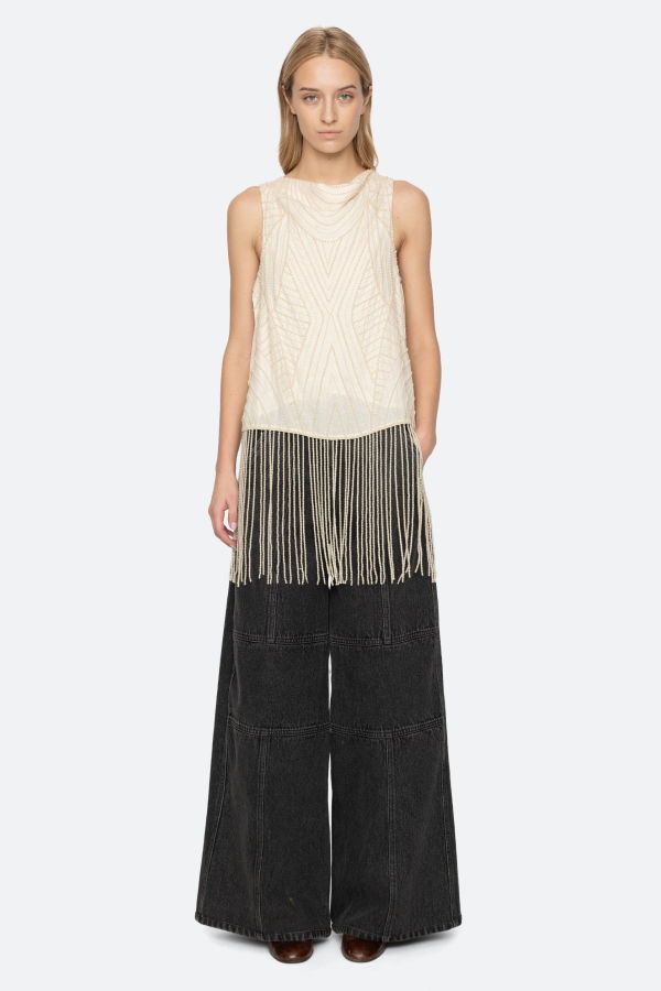 Sea NY Carlotta Top - Cream