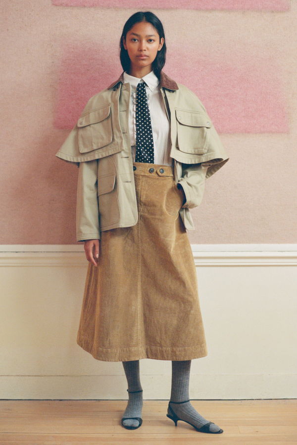 Sea NY Garrett Skirt - Khaki