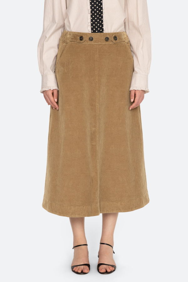Sea NY Garrett Skirt - Khaki