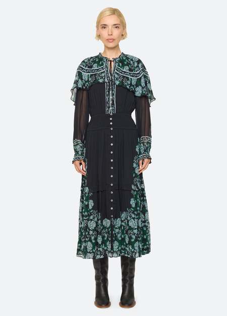zero + maria cornejo Mido Dress - Black | Garmentory