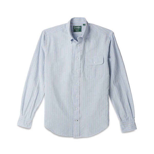 Gitman Vintage - Blue Striped Japanese Oxford Gitman Vintage - Blue Striped Japanese Oxford