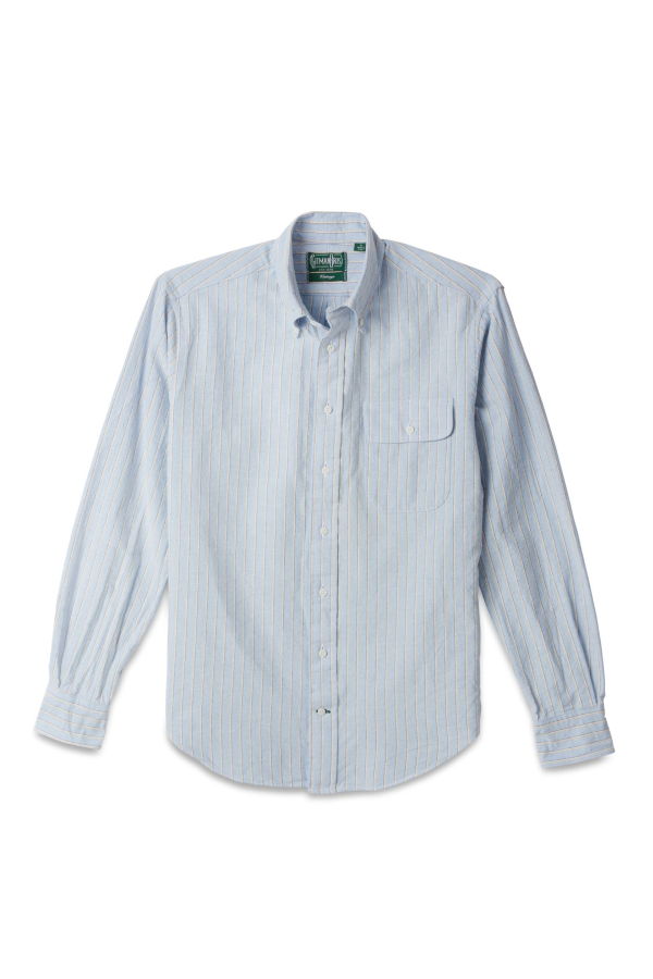 Gitman Vintage - Blue Striped Japanese Oxford
