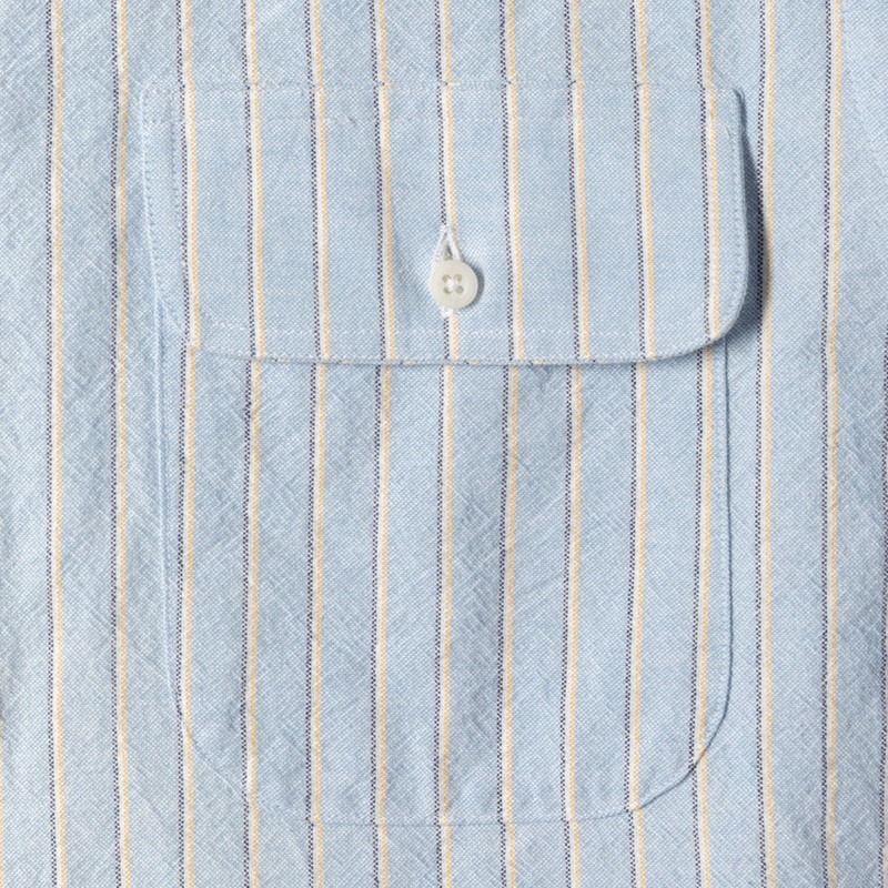 Gitman Vintage - Blue Striped Japanese Oxford
