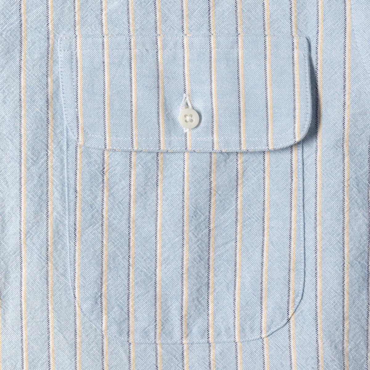 Gitman Vintage - Blue Striped Japanese Oxford - Image 3 of 7