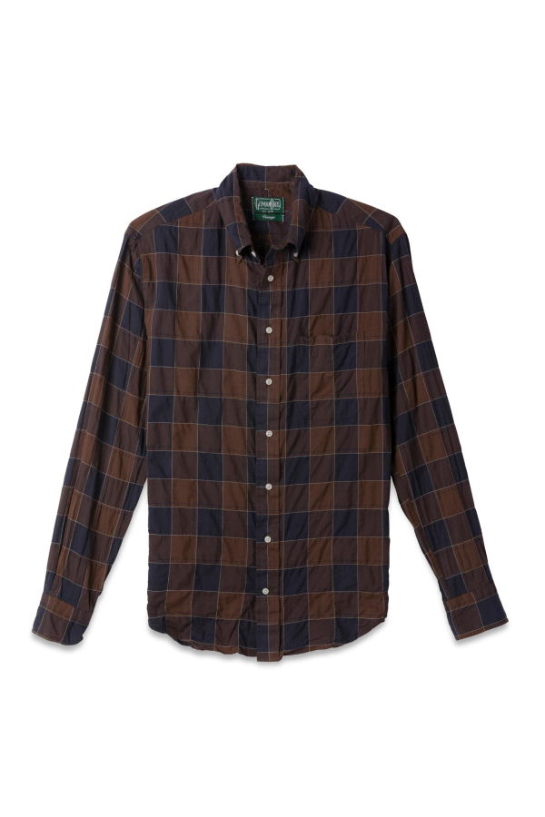 Gitman Vintage - Brown Japanese Organic Check