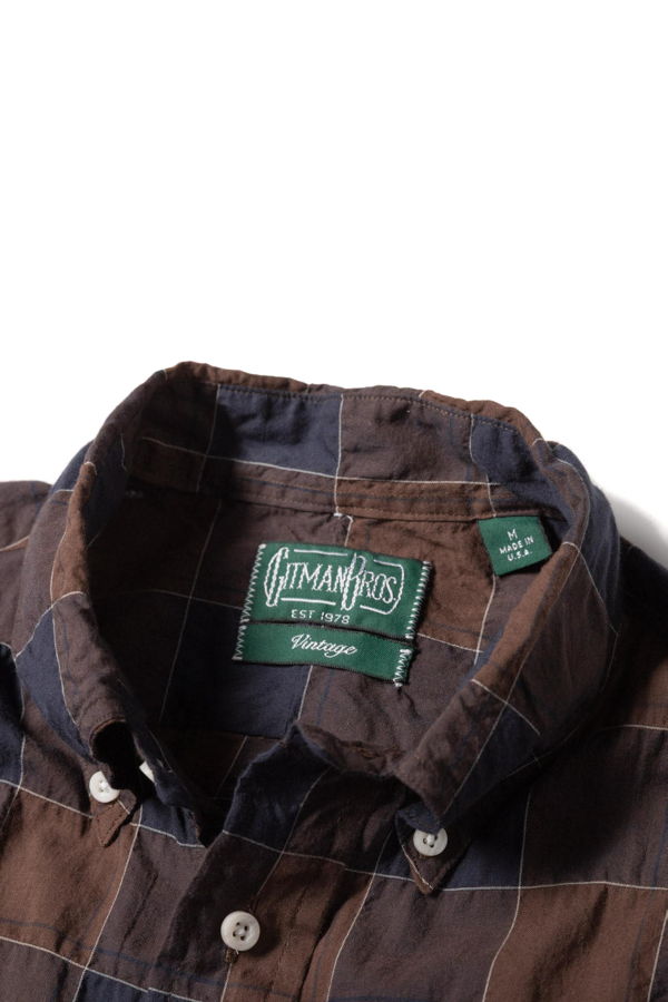 Gitman Vintage - Brown Japanese Organic Check
