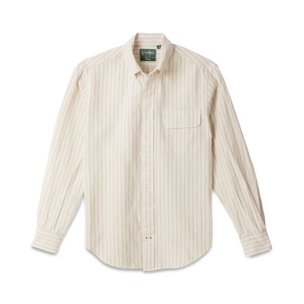 Gitman Vintage - Tan Striped Japanese Oxford Gitman Vintage - Tan Striped Japanese Oxford