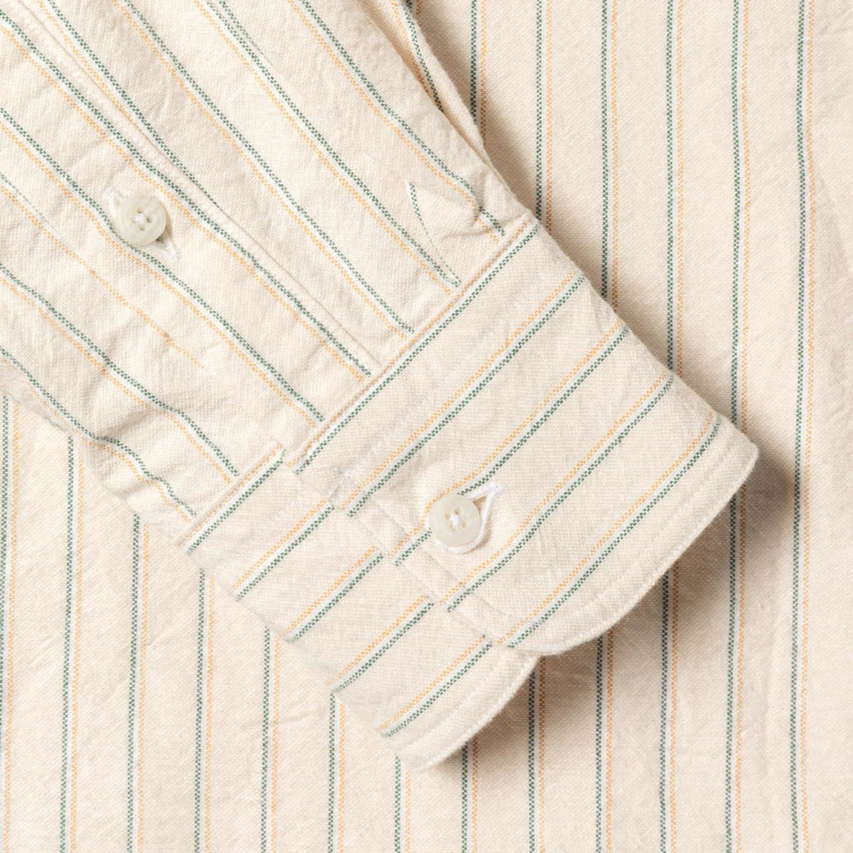 Gitman Vintage - Tan Striped Japanese Oxford - Image 5 of 7