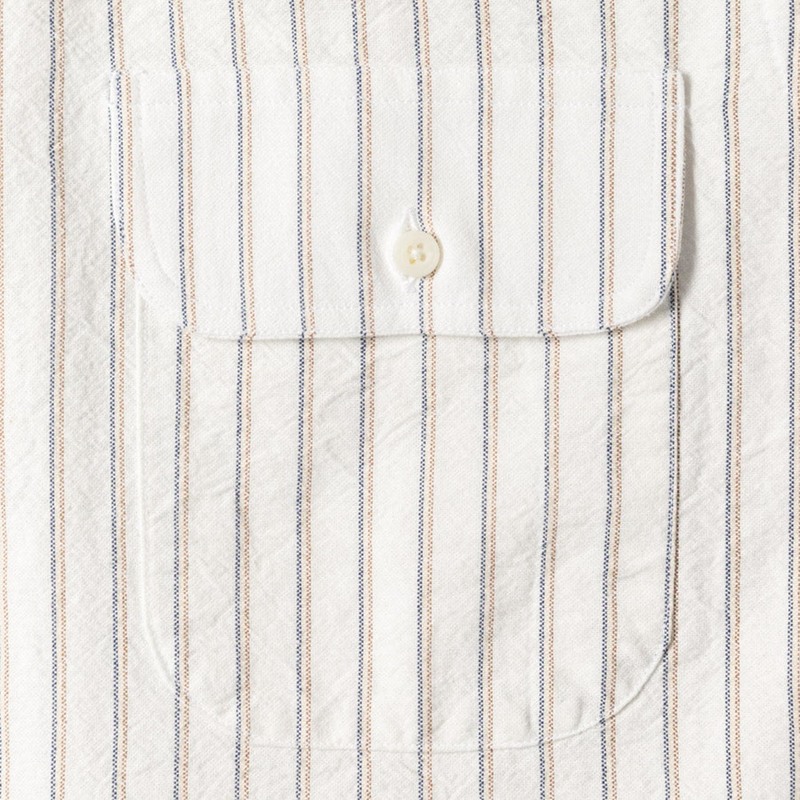 Gitman Vintage - White Striped Japanese Oxford
