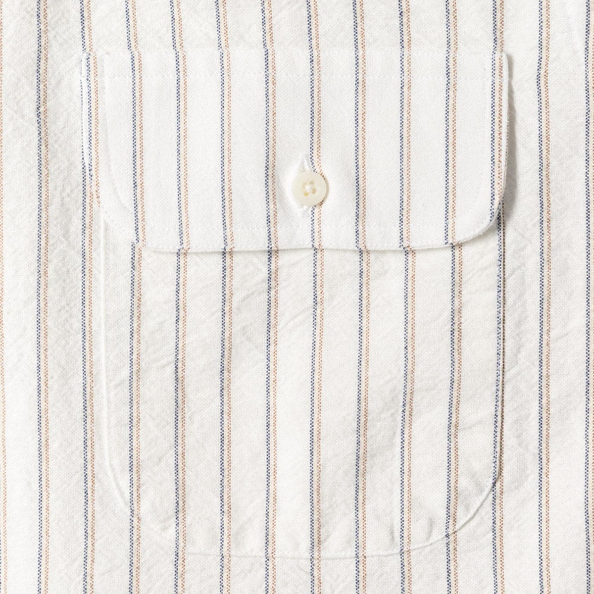 Gitman Vintage - White Striped Japanese Oxford - Image 3 of 7