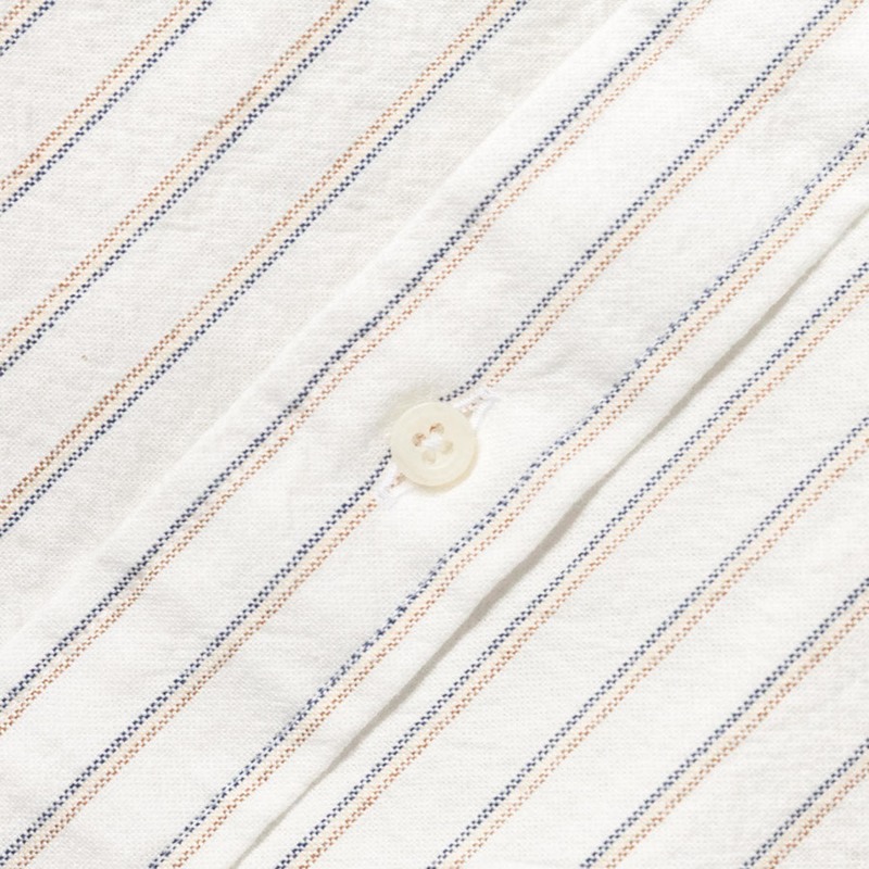 Gitman Vintage - White Striped Japanese Oxford
