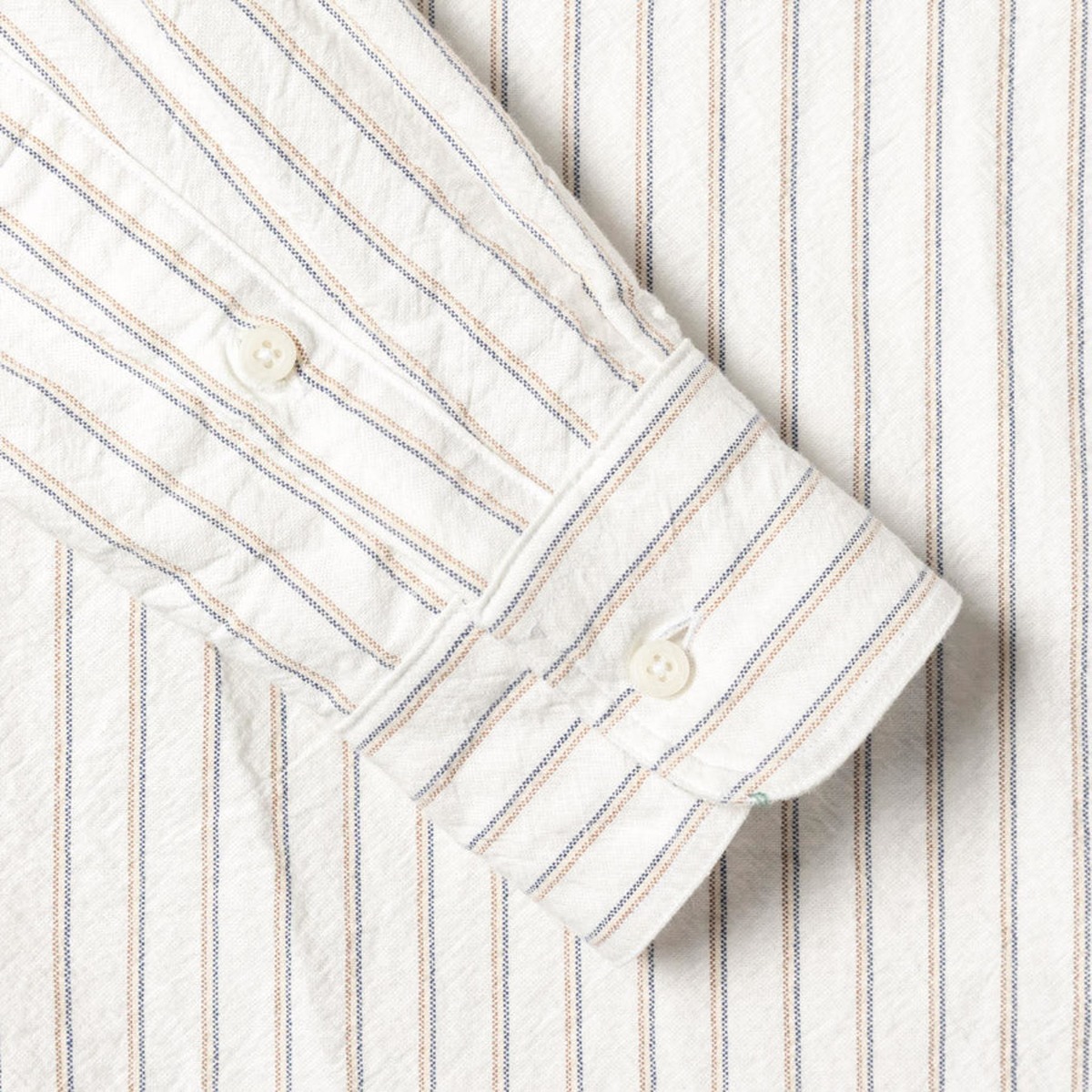 Gitman Vintage - White Striped Japanese Oxford - Image 5 of 7