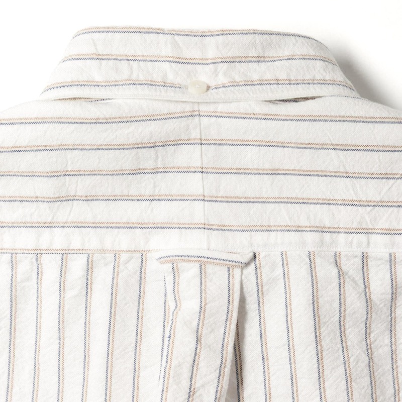 Gitman Vintage - White Striped Japanese Oxford