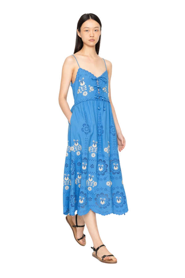 Sea NY Catharina Embroidered Slip Dress