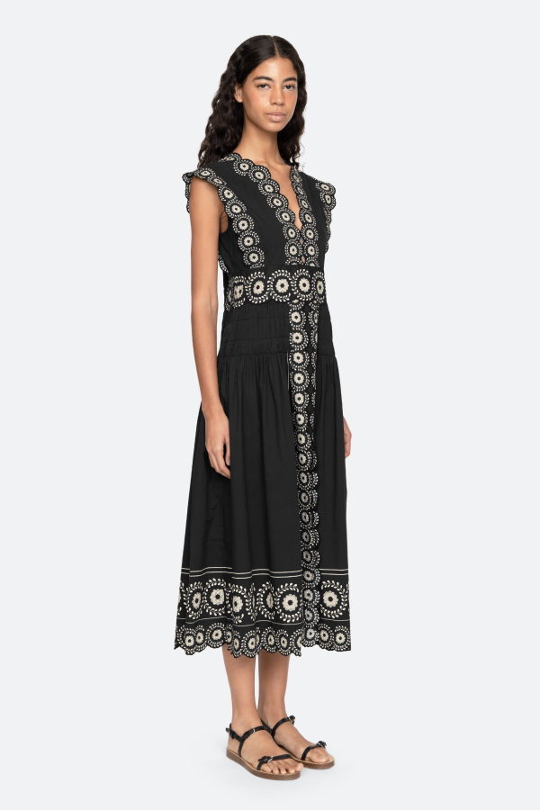 Sea NY Mirabel Print Midi Dress