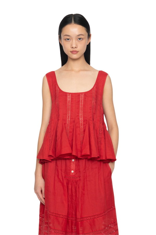 Sea NY Pippa Solid Sleeveless Top