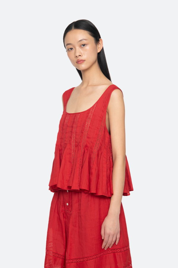 Sea NY Pippa Solid Sleeveless Top