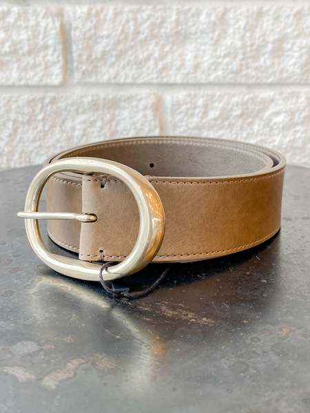 Monitaly Extra Long Leather Belt - Havana | Garmentory