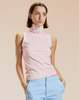 Cynthia Rowley Sutton Sleeveless Turtleneck Top - Pink - Thumbnail 2