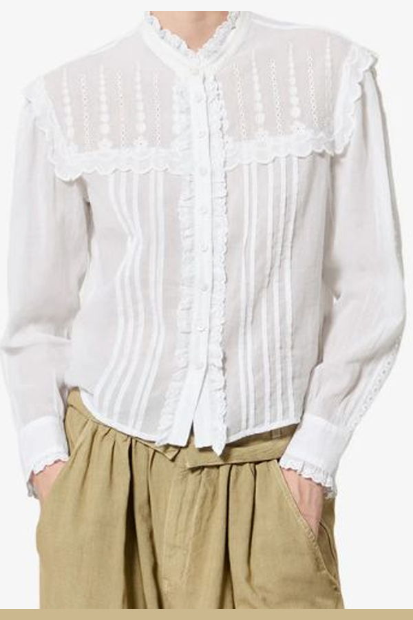 Isabel Marant Lonzie Top - White