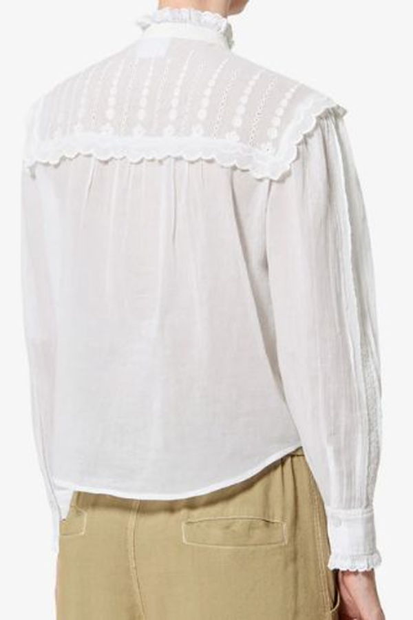 Isabel Marant Lonzie Top - White