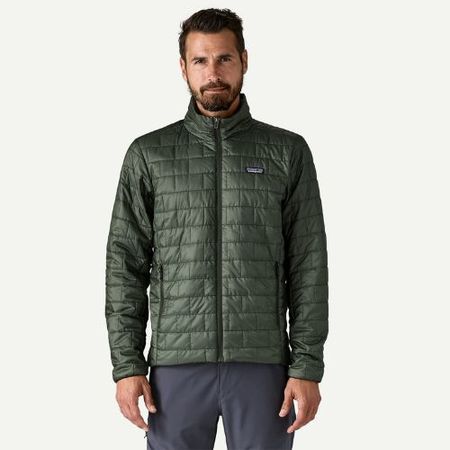 Auralee Finx Polyester Stripe Hooded Zip P/O - Blue | Garmentory