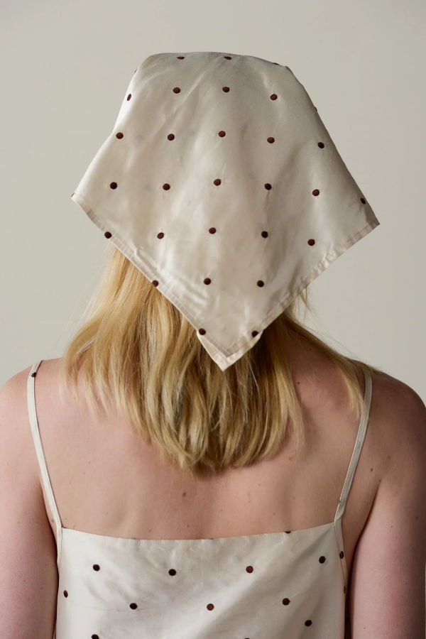 Donni. The Silk Taffeta Headscarf