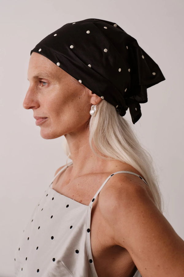 Donni. The Silk Taffeta Headscarf