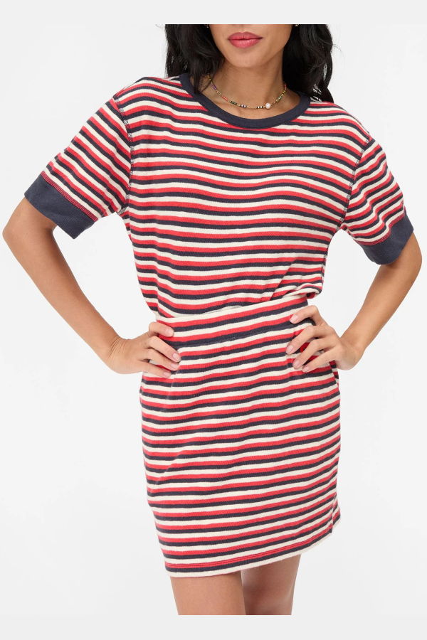 Clare V. Le Mini Tube Skirt Stripe