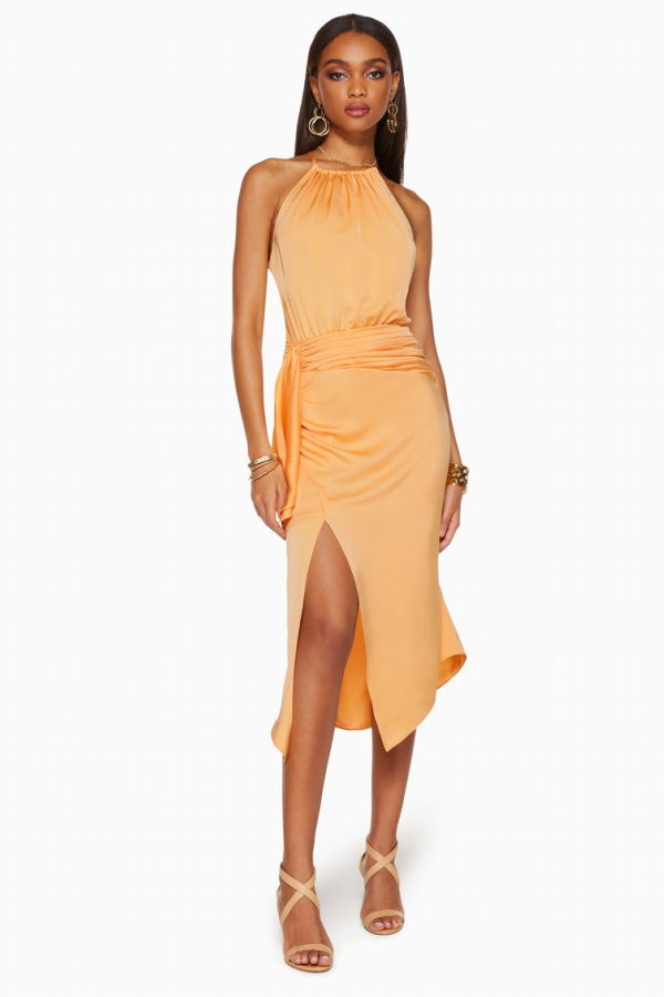 Ramy Brook Amanda Midi Dress - Bellini