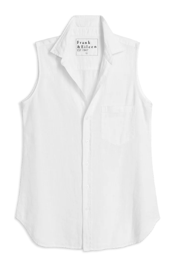 Frank & Eileen Finley Sleeveless Shirt - White