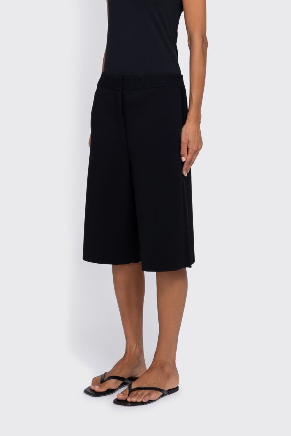 Totême Knit Shorts - Black