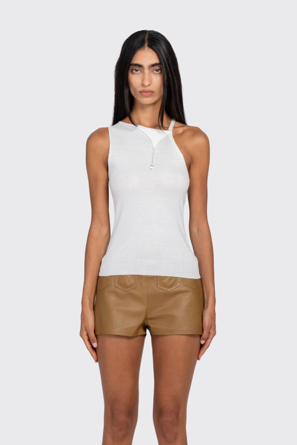 Paloma Wool Lani Knit Top - White